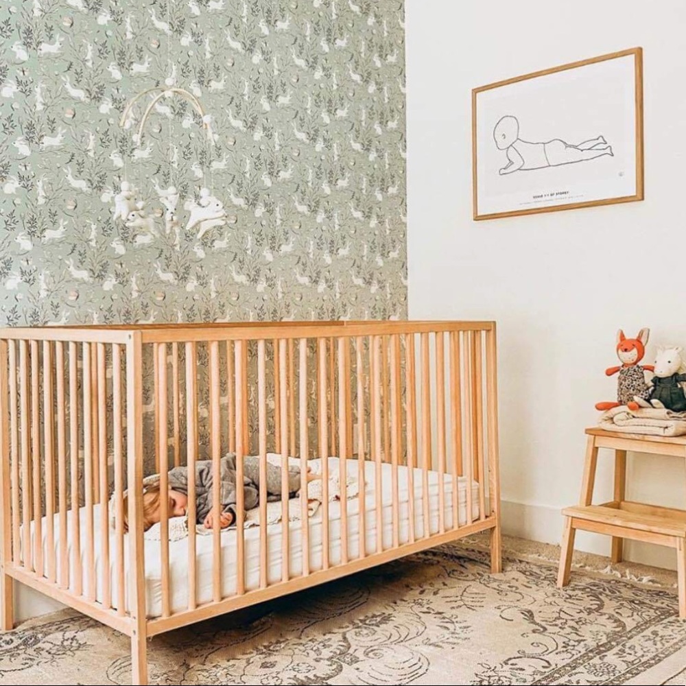 Bunny wallpaper modern wallpaper nursery